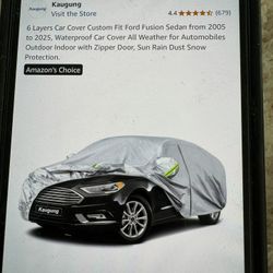 Car Cover 6 Layer Fits ford fusion sedan Or Similar 
