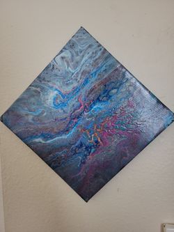 Fluid Art Acrylic Paint Pour Art 