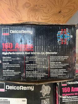 Delco Remi 160 amp alternator