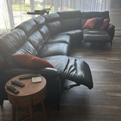 Leather Sectional