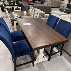 5 Pcs Dinings Room Sets Dinings Tables and 4 Chairs 