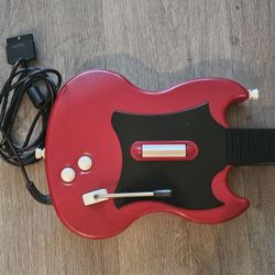 Playstation 2 Guitar Hero Red Octane