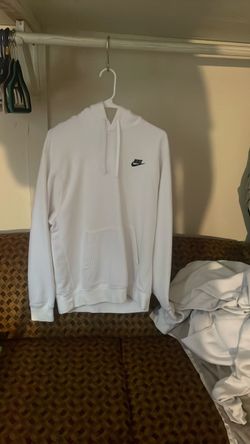 White NIKE large hoodie