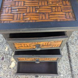 3 Drawer End Table