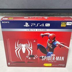 Sony PS4 Pro Spider-Man Limited Edition console