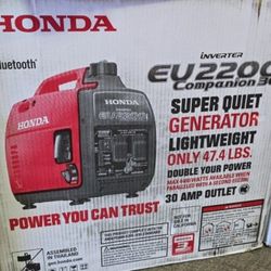 HONDA EU2200IS 30A Companion Inverter Generator, Brand New, Financing Available 