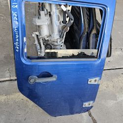 Jeep Wrangler Right Rear Door Oem 