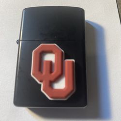 Oklahoma sooners fliptop lighter new without fuel
