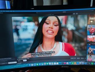 AOC large 32" curved 4K monitor