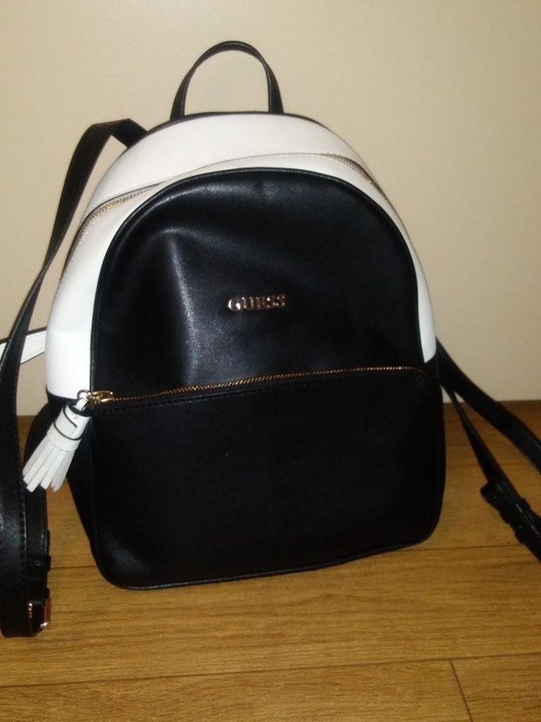 Guess Backpack, Tuxedo Colors  