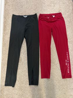 Girls Tommy Hilfiger Leggings Bundle – Black & Red