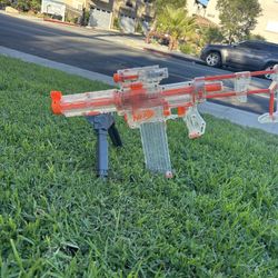 Nerf Gun With All Attachments 
