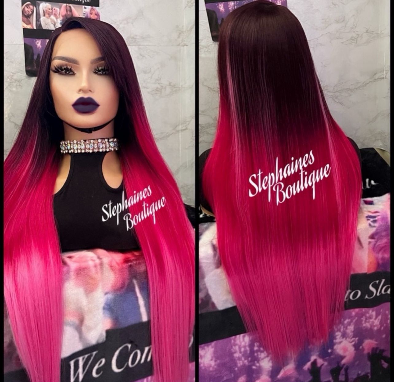 Human Hair Blended Lace Front Wig