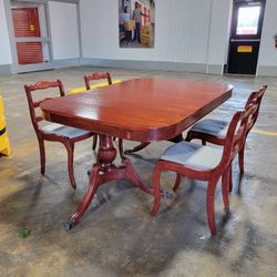 Mahogany Dining Table Set