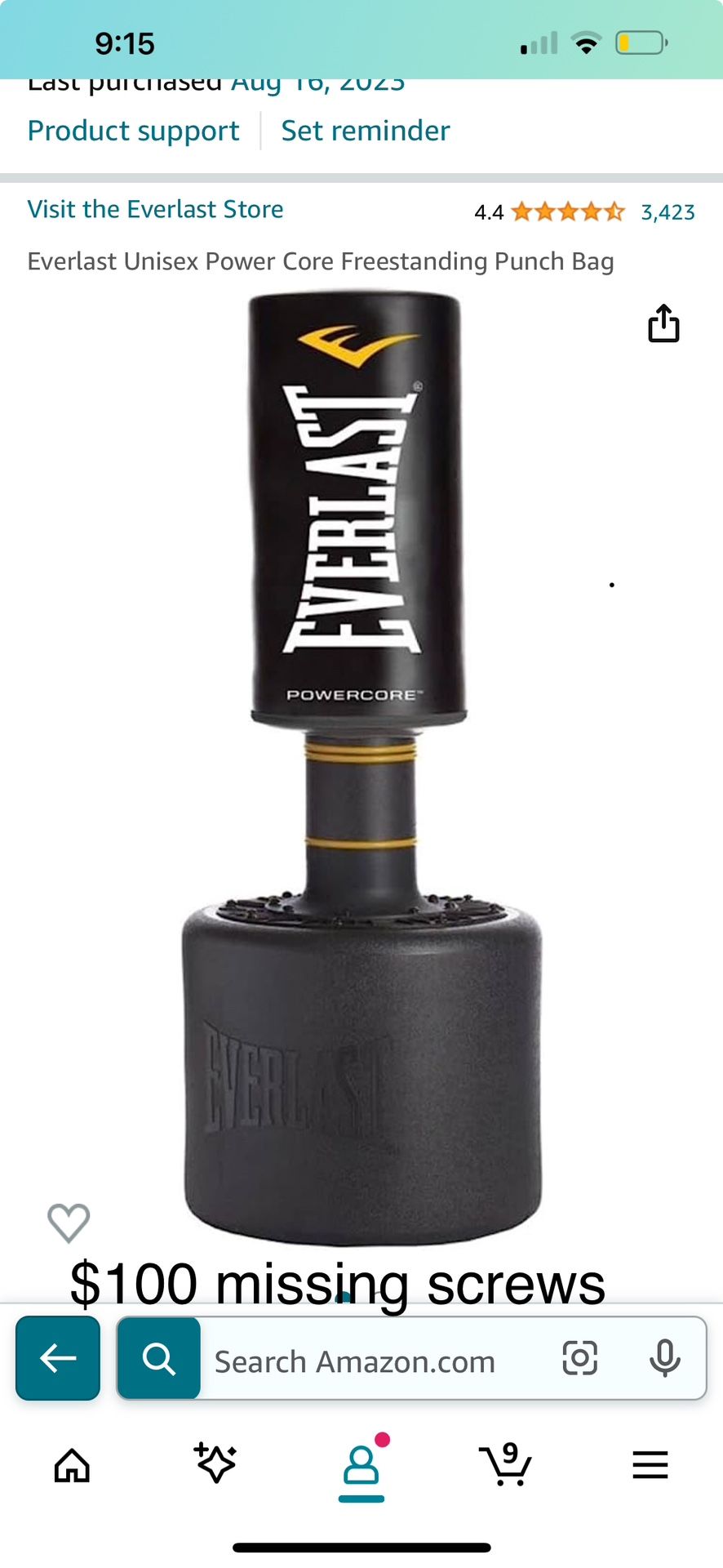 Everlast Punching Standup