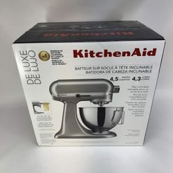 New KitchenAid KSM97CU Deluxe 4.5 Quart Tilt-Head Stand Mixer Contour Silver‼️Brand New‼️