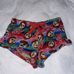 Fleece material Chucky shorts