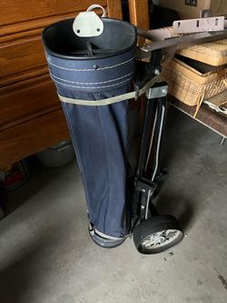 Golf bag and pull part