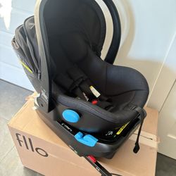 Clek Car Seat, Base, Bob Attachment And Clek Seat Cover