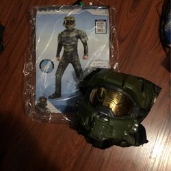Halo Muscle Kids Halloween Costume Size M (7-8)