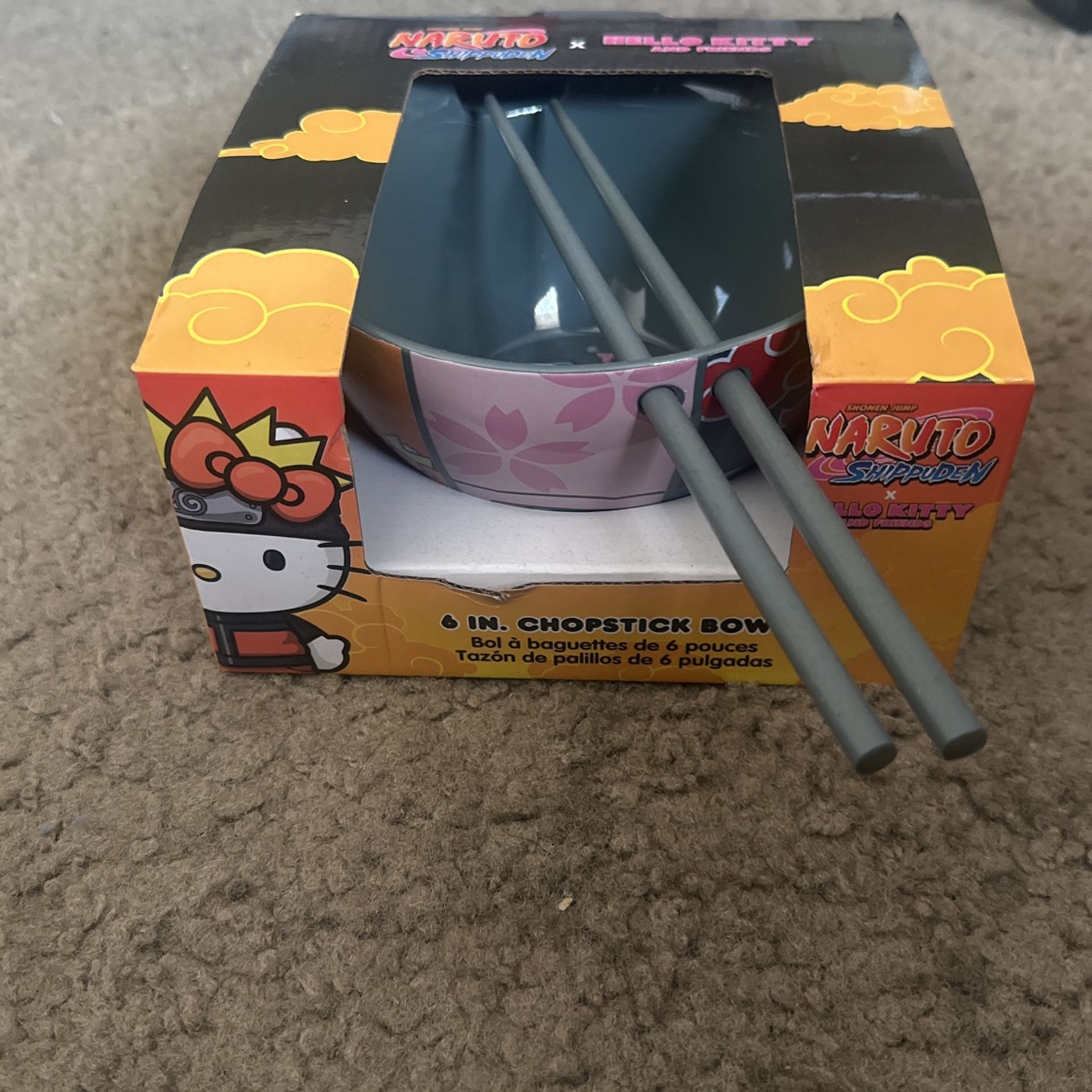 Hello Kitty Chopstick Bowl