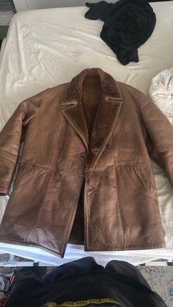 genuine 1970s leather jacket (fits like XL)