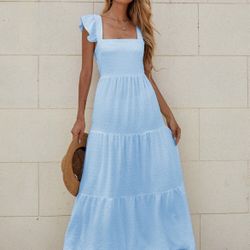 Baby Blue Long Dress