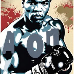Muhammed Ali Boxing Poster 