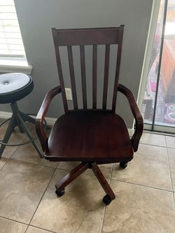 Wooden Rolling Chair