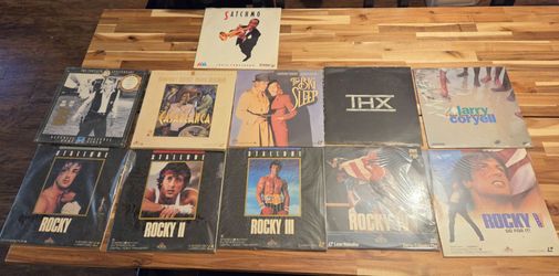 Lot of 11 Vintage LaserDiscs