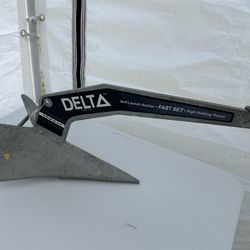 Lewmar Delta Plow Anchor with Chain and 100’ Rode