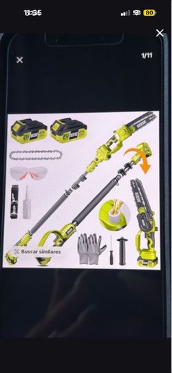 Cordless Pole Chainsaw Kit