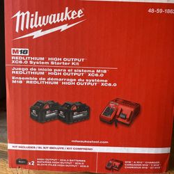 REDLITHIUM™ HIGH OUTPUT™ XC6.0 System Starter Kit  (—2 Pcs—-)