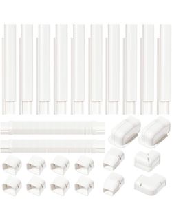 3" W 20Ft L Line Set Cover Kit for Mini Split Air Conditioners