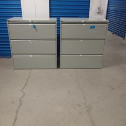 Solid Metal Storage Cabinet/file Cabinet $150 Each