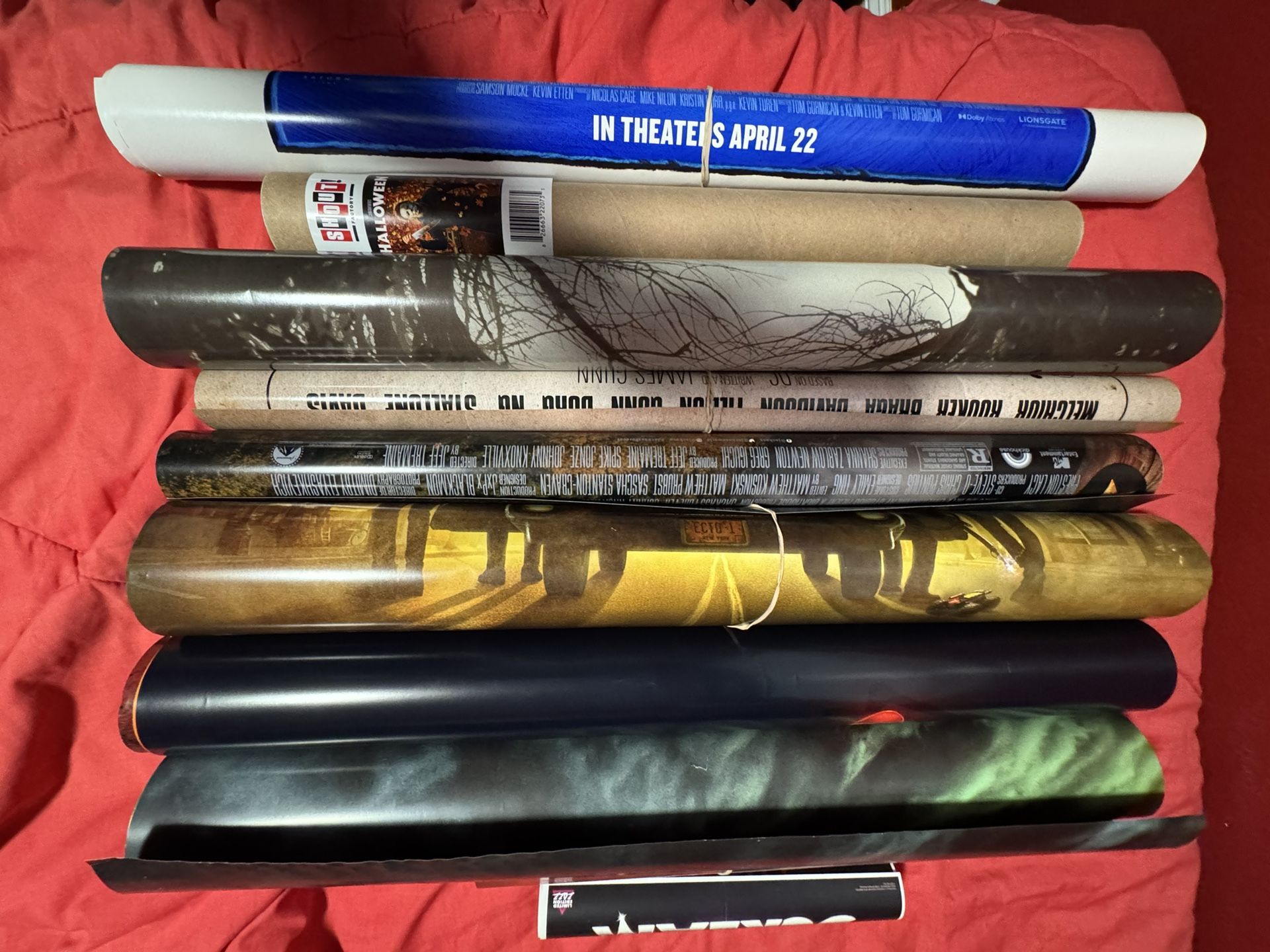 Official Movie Theater Poster Lot