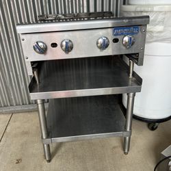Imperial 4 Burner Commercial Gas Range with Table