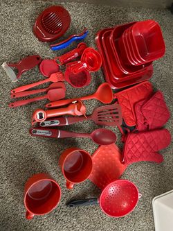 Red Dishes.