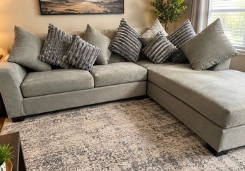 New Luxury Grey Sectional Sofa – Modern, Spacious & Ultra Comfortable at Amazing Value ⭐️ Shop with $0 down ⭐️ Delivery Available 🚚 ⭐️