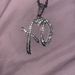 silver xo chain 