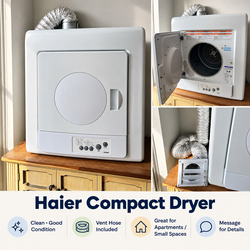 Haier Compact Electric Dryer – Great for Apartment / Small Space