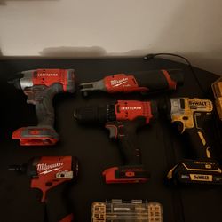 Dewalt/Milwaukee/Craftsman Tools 