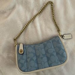 Coach denim bag