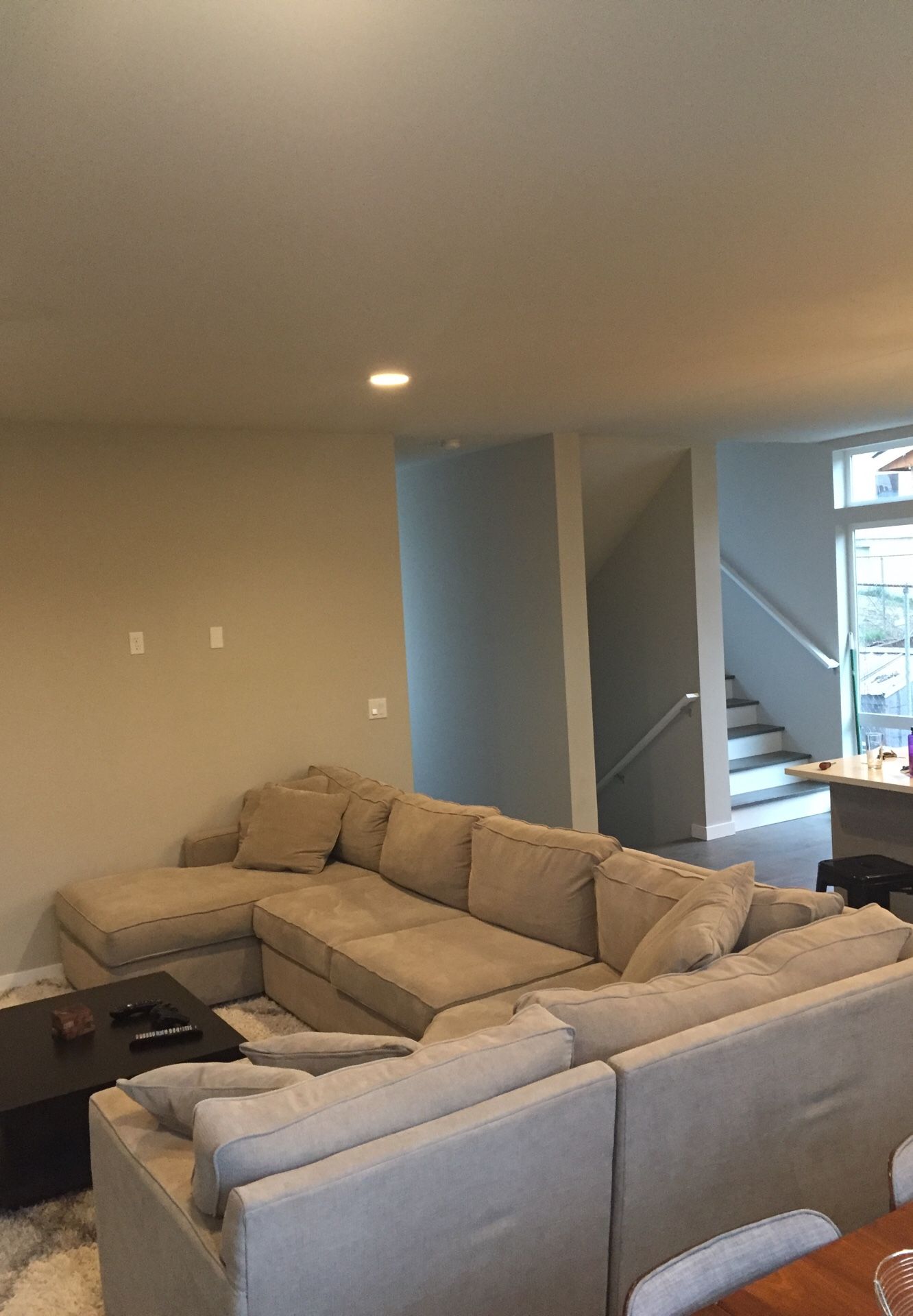 Radley Fabric 4 Piece Sectional Sofa Baci Living Room