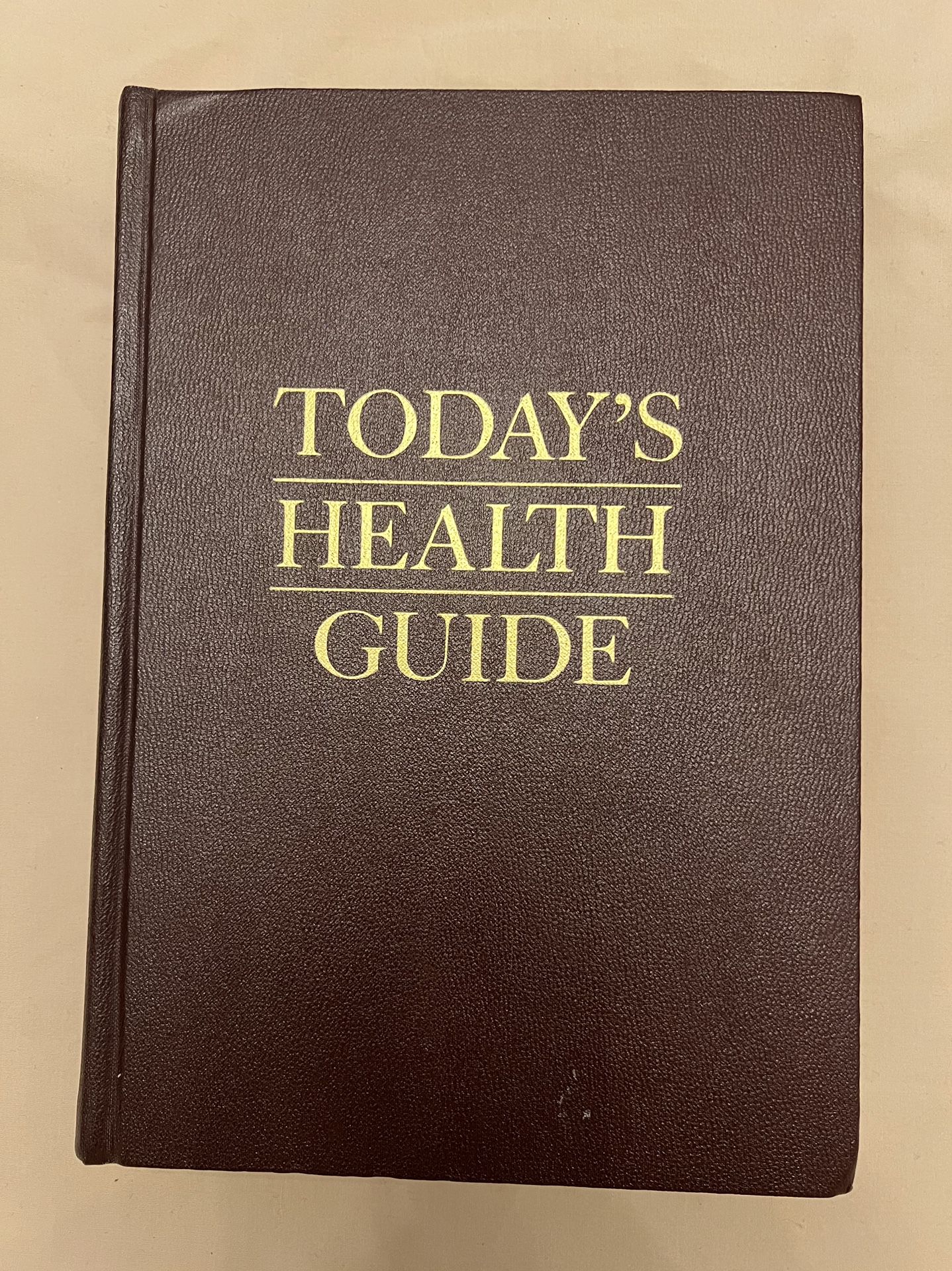 Today’s Health Guide Revised Edition American Medical Association Book