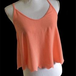 ASTR Scalloped Edge Fashion Tank Top 