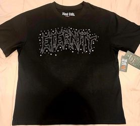 Blod Cult Eternity Rhinestone Graphic T-Shirt