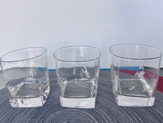 8-piece bundle of vintage rocks/lowball cocktail tumblers
