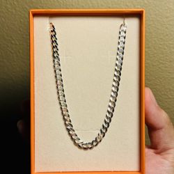 925 Silver Cuban link chain 22" 5mm