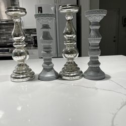 2 sets candle holders 